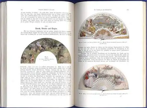 Mode Kunsthandwerk Lifestil Jugendstil Damen Fächer Monografie 1904