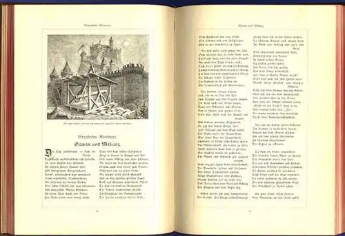 Deutsche Helden Sagen Parzival Gral Illustrierte Ausgabe Neff Verlag 1894
