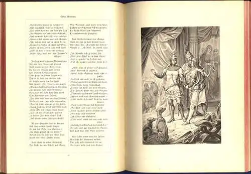 Deutsche Helden Sagen Parzival Gral Illustrierte Ausgabe Neff Verlag 1894