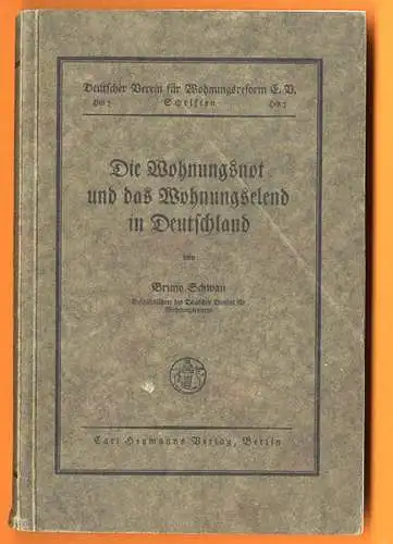 Deutschland Wohnungsnot Wohnungs Elend Pommern Ostpreußen Sachsen Buch 1929