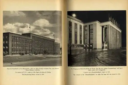 Berlin Potsdam Stadt Geschichte Architektur Baukunst Foto Bildband 1936