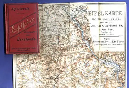Aachen Adenau Bitburg Malmedy Düren Prüm Wittlich Daun Eifel Wanderbuch 1913