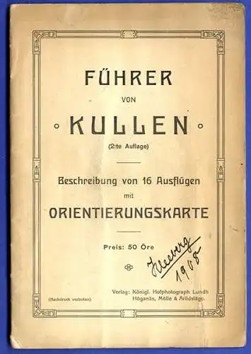 Schweden Ostsee Insel Kullen Seebad Mölle Geschichte alter Reiseführer 1908