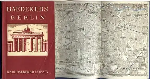 Deutsches Reich Berlin Havel Potsdam Olympiade Baedecker Reisehandbuch 1936