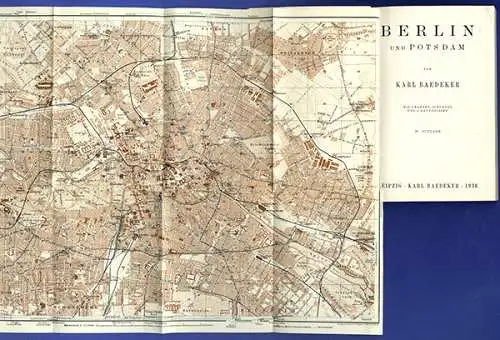 Deutsches Reich Berlin Havel Potsdam Olympiade Baedecker Reisehandbuch 1936