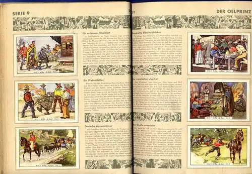 Karl May Abenteuer Winnetou Ölprinz Serie 1-20 Magarine Sammelbilder Album 1952