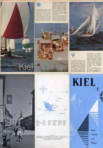 Ostsee Stadt Kiel Urlaub Tourismus Reiseverkehr Werbepropekte Konvolut Sammlung