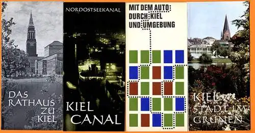 Ostsee Stadt Kiel Urlaub Tourismus Reiseverkehr Werbepropekte Konvolut Sammlung