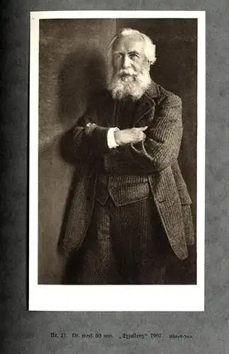 Naturwissenschaften Biologie Jena Ernst Haeckel Porträt Festschrift 1914