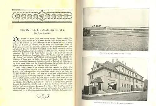 Thüringen Reuss Zeulenroda Stadt Geschichte Chronik Heimatbuch Festschrift 1927