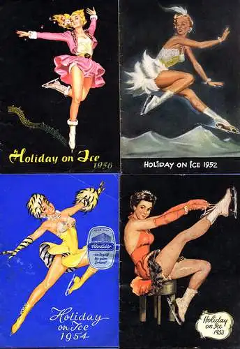 Frankfurt Main Holyday on Ice Show Eis Revue Progamm Sammlung ab 1951