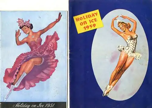 Frankfurt Main Holyday on Ice Show Eis Revue Progamm Sammlung ab 1951
