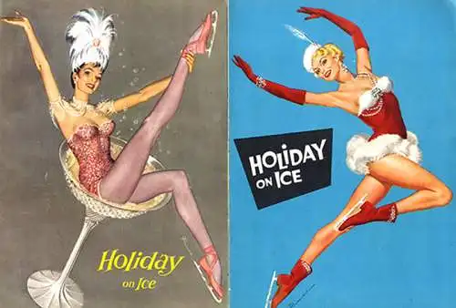 Frankfurt Main Holyday on Ice Show Eis Revue Progamm Sammlung ab 1951
