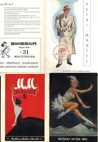 Frankfurt Main Holyday on Ice Show Eis Revue Progamm Sammlung ab 1951