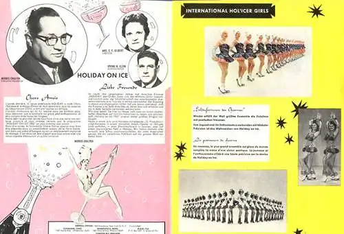 Frankfurt Main Holyday on Ice Show Eis Revue Progamm Sammlung ab 1951