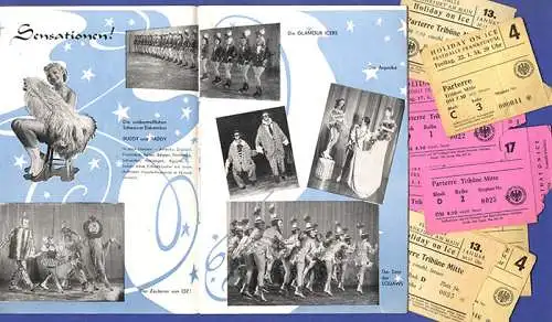 Frankfurt Main Holyday on Ice Show Eis Revue Progamm Sammlung ab 1951