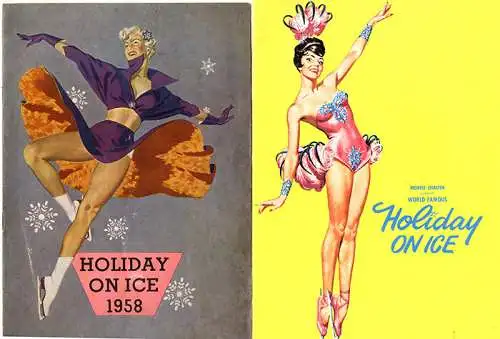 Frankfurt Main Holyday on Ice Show Eis Revue Progamm Sammlung ab 1951