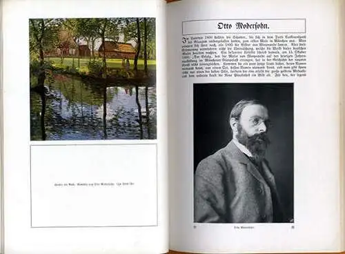 Kunst Malerei Maler der Künstlerkolonie Worpswede Rainer Maria Rilke Buch 1987