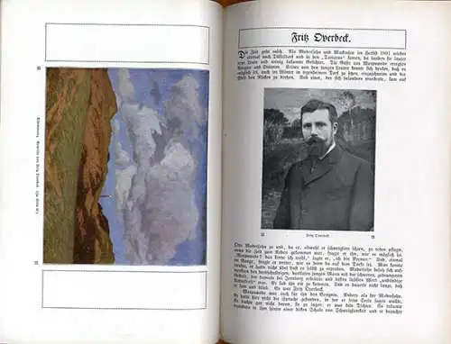Kunst Malerei Maler der Künstlerkolonie Worpswede Rainer Maria Rilke Buch 1987