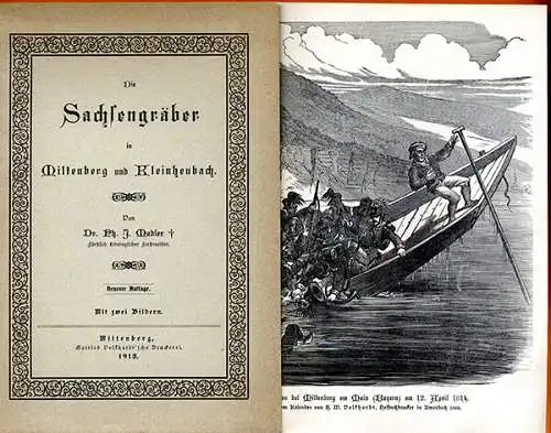 Main Franken Befreiungskriege Miltenberg Kleinheubach Sachsengräber Buch 1913