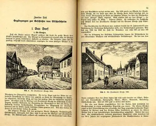 Rhein Hessen Mainz Bischofsheim Geschichte Chronik Heimatbuch 1929