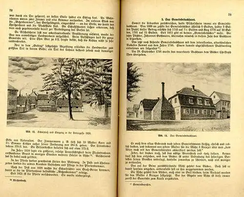 Rhein Hessen Mainz Bischofsheim Geschichte Chronik Heimatbuch 1929