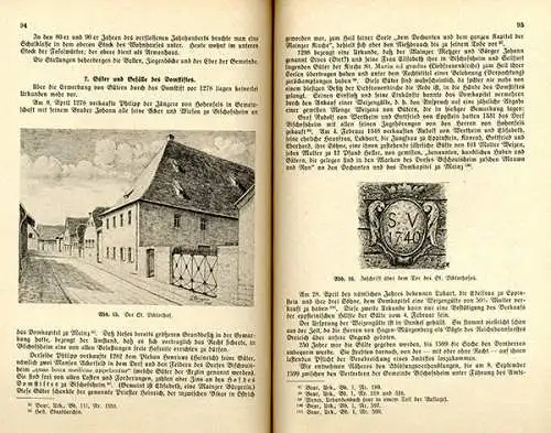 Rhein Hessen Mainz Bischofsheim Geschichte Chronik Heimatbuch 1929