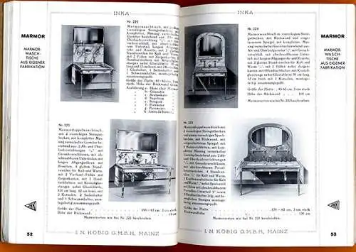 Main Bad Sanitär Klosett Urinale Wasserhahn Fabrik Köbig Katalog 1932