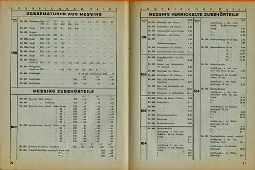 Main Bad Sanitär Klosett Urinale Wasserhahn Fabrik Köbig Katalog 1932