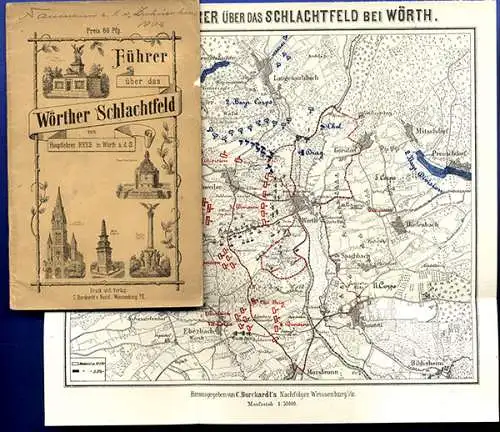 Militär Geschichte Deutsch Französischer Krieg Schlachtfeld Wörth Führer 1896