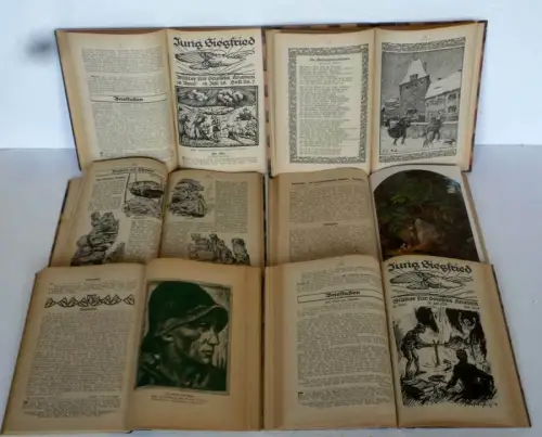 Deutschland Jung Siegfried Kinder Jugend Zeitschrift 8 Bände komplett 1927-1932