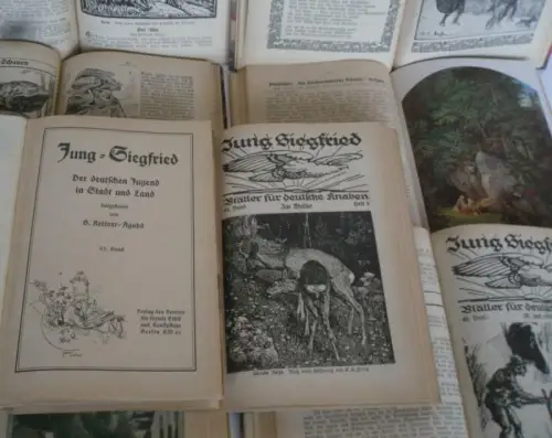 Deutschland Jung Siegfried Kinder Jugend Zeitschrift 8 Bände komplett 1927-1932