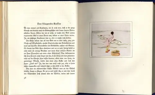 Andersen Märchenbuch Kunst Grafik Aquarelle Alfred Thon Junker Verlag  1922