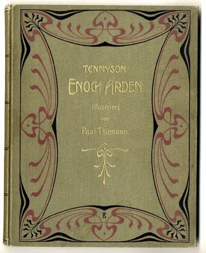 England Literatur Romantik Ballade Enoch Arden Tennyson Kunst Grafik Buch 1901