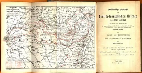 Militär Geschichte Kaiserreich Deutsch Französischer Krieg Gedenkbuch von 1871