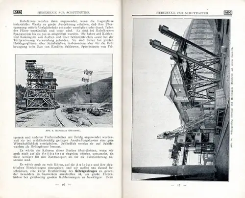 Berlin AEG Elektro Strom Technik Kran Hebetechnik Transport Hafen Buch 1922
