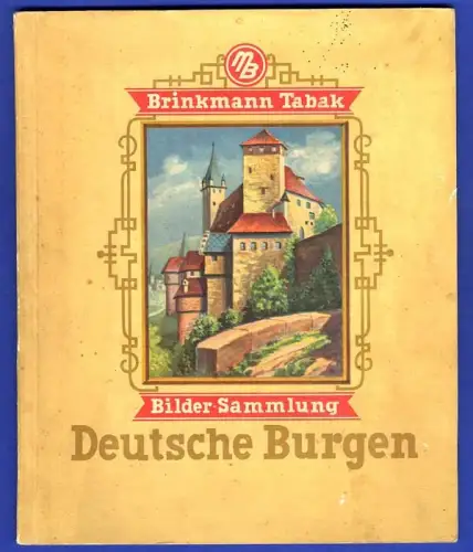 Zigaretten Sammelbilder Album Deutsche Ritter Burgen komplett 1930