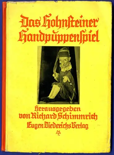 Sachsen Hohnstein Kaspar Theater Handpuppen Spiel Max Jacob Buch 1937