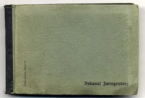 Hessen Bergstraße Dekanat Zwingenberg Kirchen Foto Postkarten Album 1930