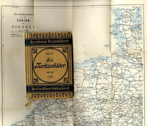 Nordsee Sylt Helgoland Borkum Norderney Holland Belgien Verkehr Reiseführer 1911
