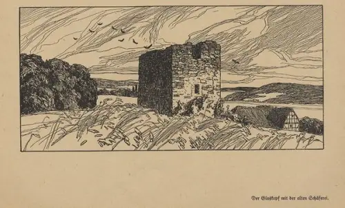 Hessen Marburg Lahn Wetter Biedenkopf Kunst Grafik Mappe Otto Ubbelohde 1922