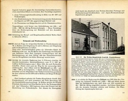 Altes Handwerk Perlmutt Fischerei Knopf Herstellung Geschichte Buch 1958