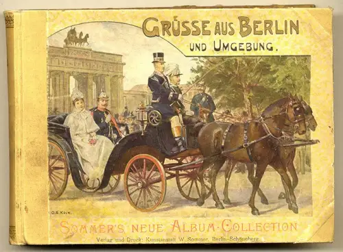 Berlin Kaiserstadt Schloss Straßen Kirchen Kaufhaus Bahnhof Bilderalbum 1898