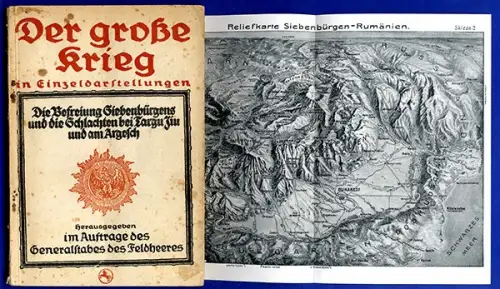 Weltkrieg Rumänien Siebenbürgen Schlacht von Targu Ziu Argesch Buch 1918