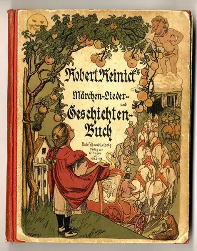 Deutsches Reich Märchen Lieder Geschichten Robert Reinick Kinderbuch 1912