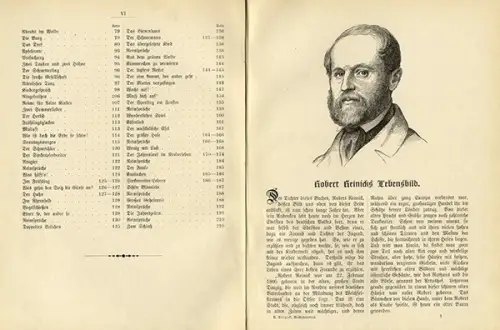 Deutsches Reich Märchen Lieder Geschichten Robert Reinick Kinderbuch 1912