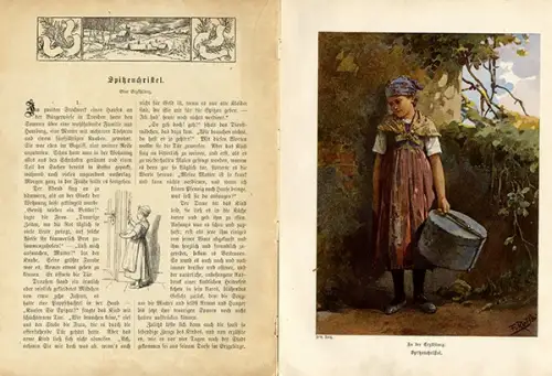 Deutsches Reich Märchen Lieder Geschichten Robert Reinick Kinderbuch 1912