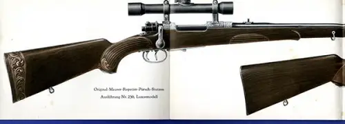 Oberndorf Mauser Jagd Waffen Repetier Büchsen Stutzen Katalog Preisliste 1937