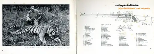 Oberndorf Mauser Jagd Waffen Repetier Büchsen Stutzen Katalog Preisliste 1937