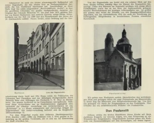 Rhein Hessen Worms Stadt Geschichte Baukunst Verkehr alter Reiseführer 1935